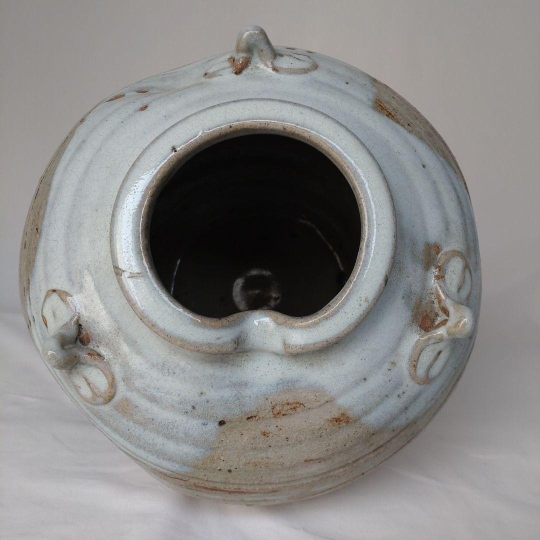 赤膚焼花瓶　赤膚焼花器　赤膚焼壺