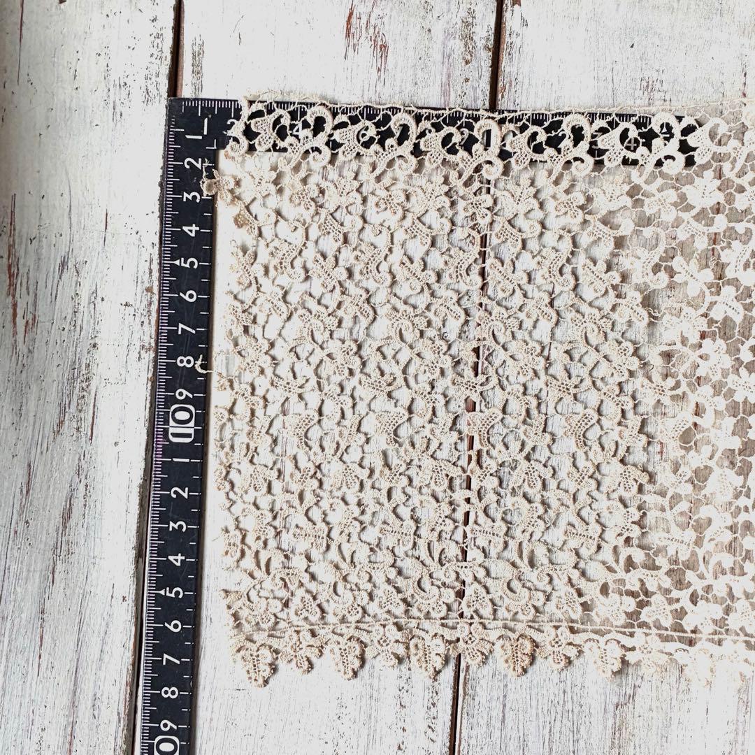 フランス　アンティークレース　アイリッシュ・クロッシェ　ギピュールレース手芸雑貨