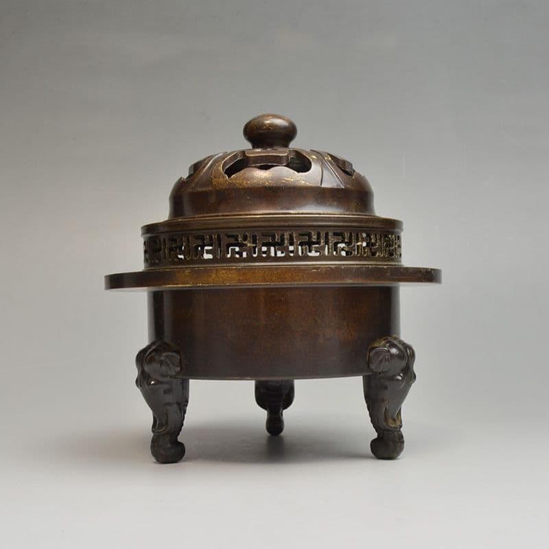 禅意香炉 茶道具 香道具 工芸品 美術品 置物