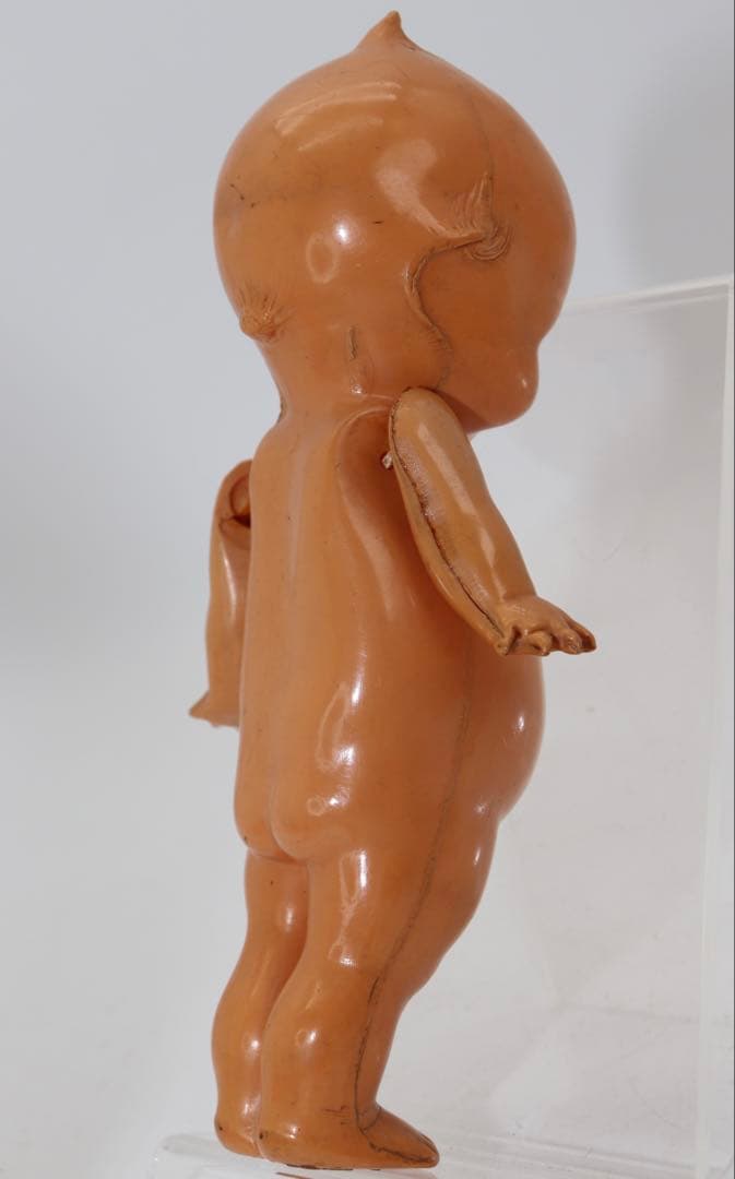 アンティーク・セルロイド・キューピー人形 ベージュ19cm