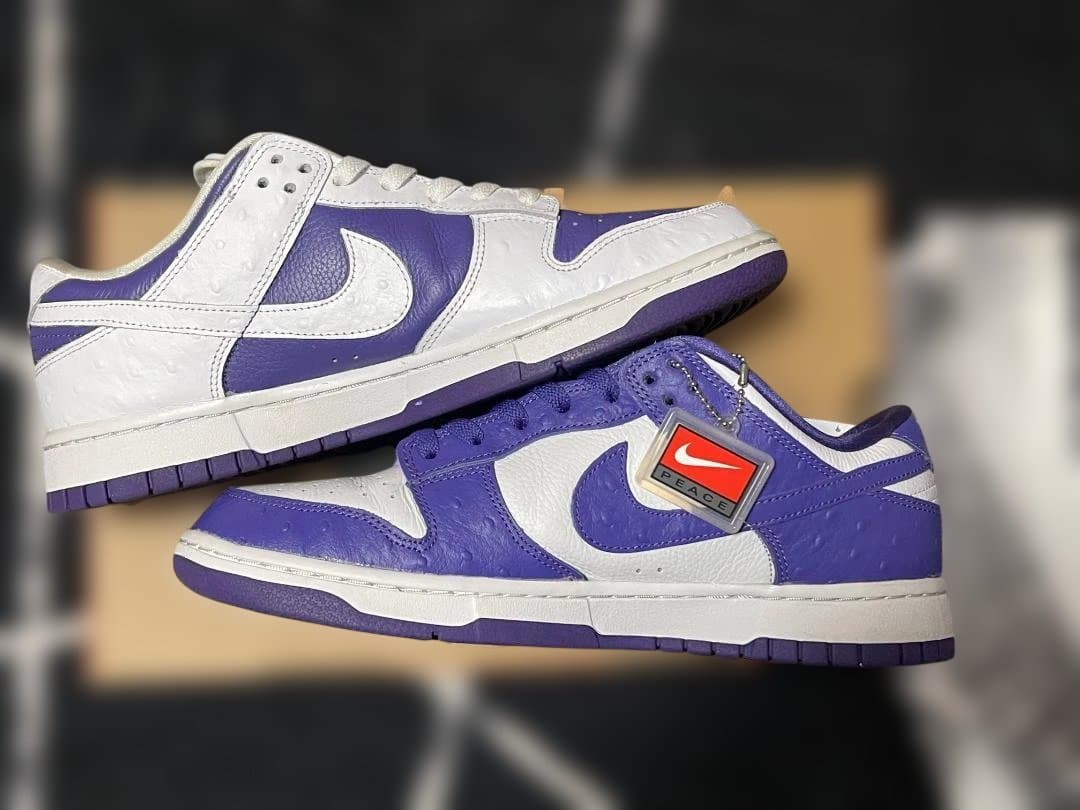 Nike Dunk Low ホワイト/パープル