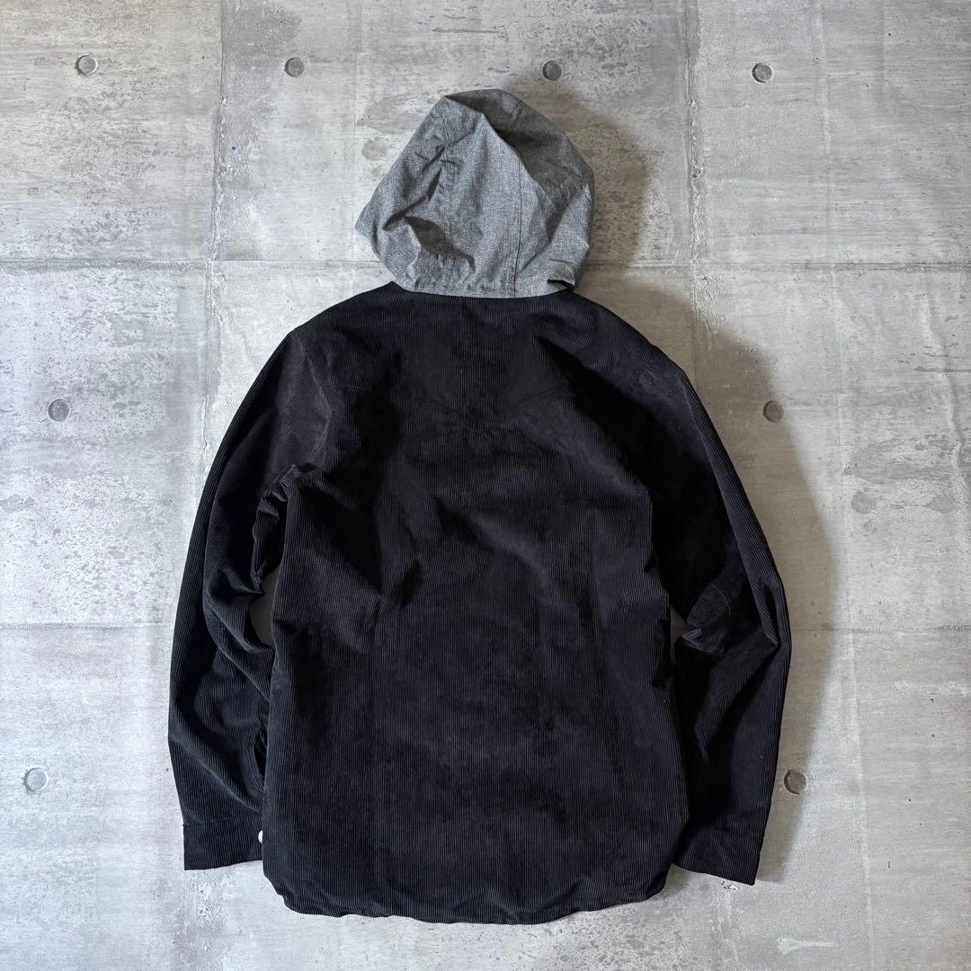 美品 スノーボードウェア 上下セット コーデュロイ 黒 カモフラ ユニセックス