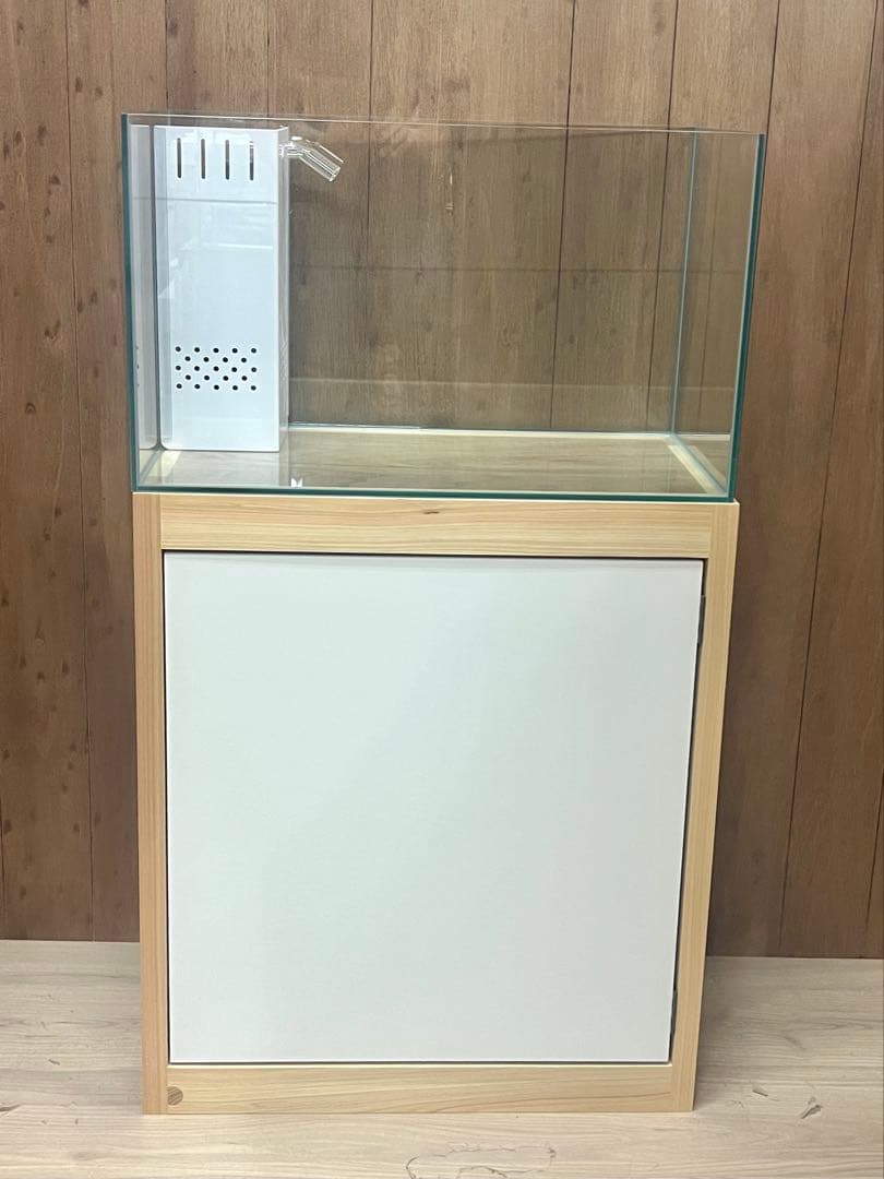 600ｘ300ｘ360㎜オーバーフロー水槽特注セット クリアシリコン 未使用品