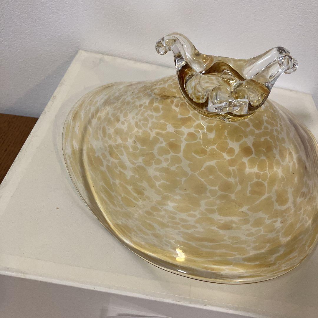 ガラス工房 GLASS FISH ガラス作家 大場匠さん 三つ足 ガラス器