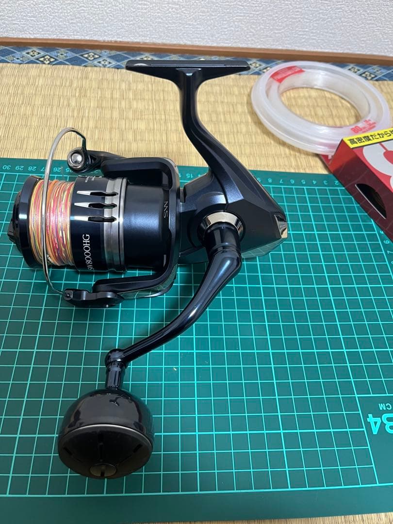シマノ 20ストラディックSW 8000HG PE リーダー付