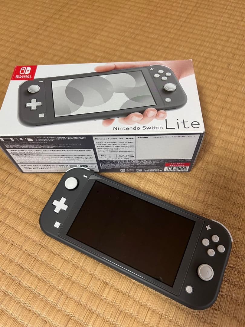 Nintendo Switch Lite グレー 元箱付き