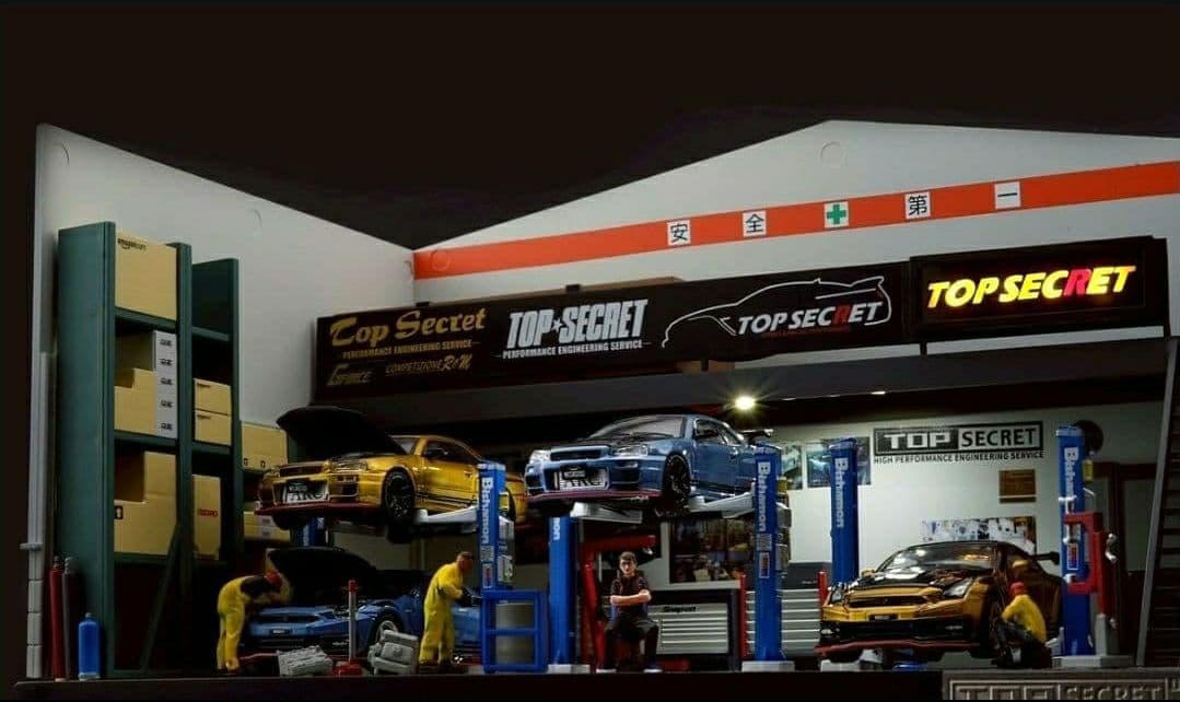 東京オートサロン2026 TOP SECRET DIORAMA 1/64