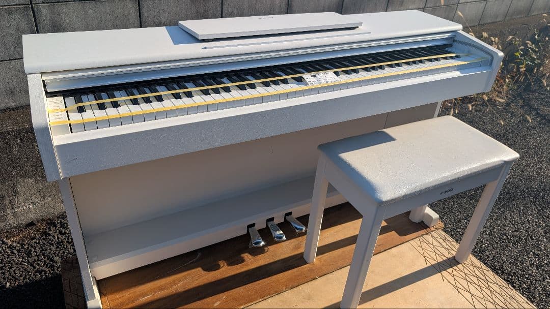 送料込み YAMAHA 電子ピアノ YDP-144 20年購入激可愛い❤ほぼ新品