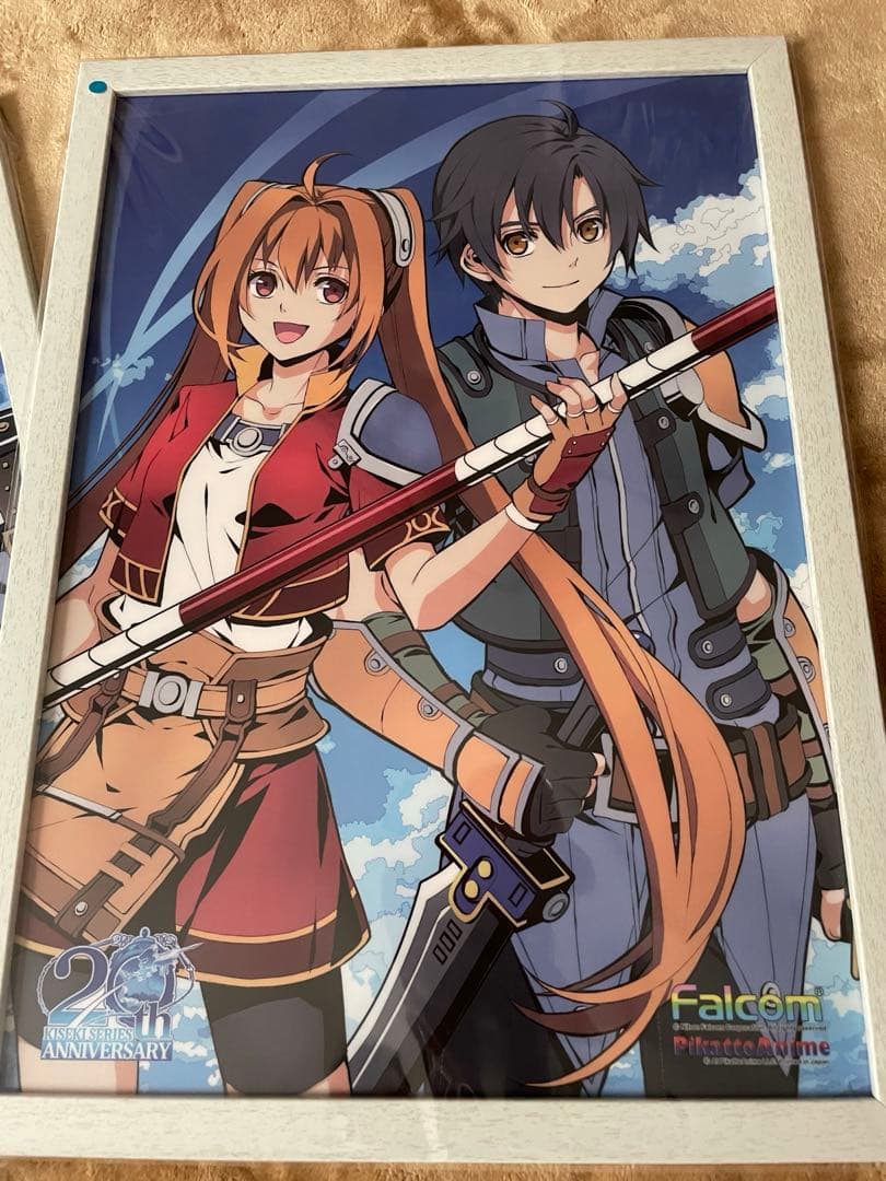 ピカットアニメ　空の軌跡　A3クリアポスター　額縁入り　2点セット