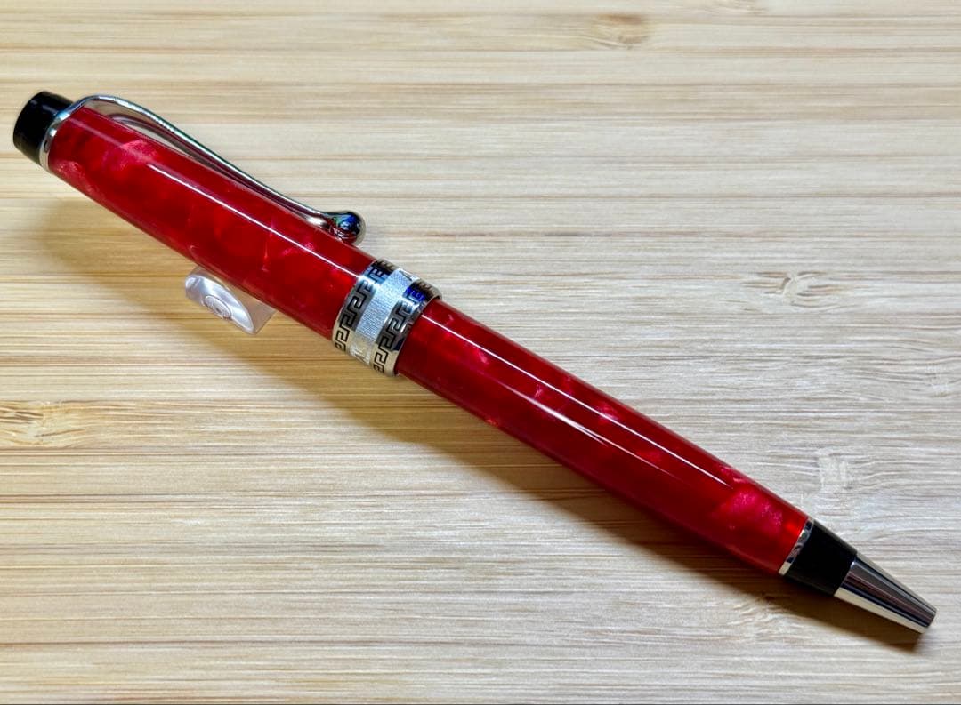 【美品】 アウロラ AURORA オプティマ ボールペン ロッソ 赤軸