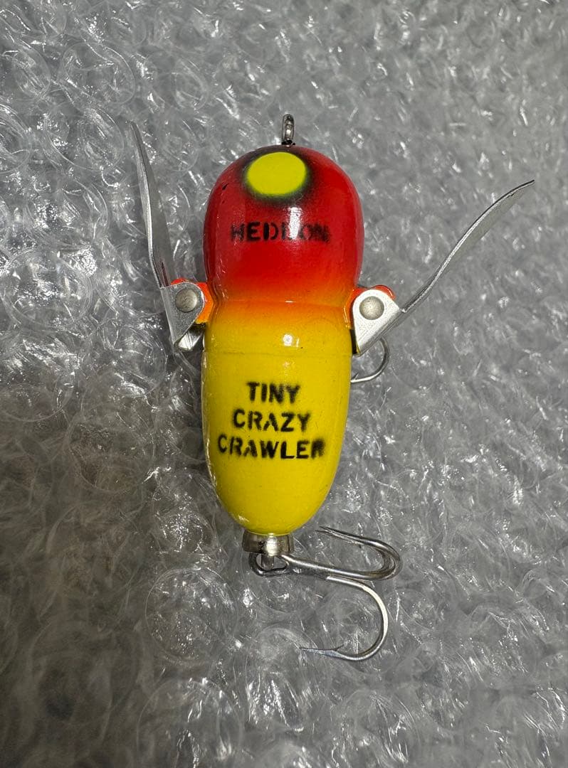 ヘドン　タイニークレイジークローラー　逆目　アンダーアイ　超希少　HEDDON