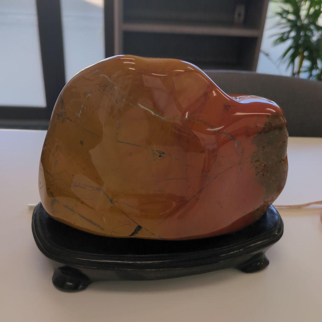 【台座付き】佐渡赤玉