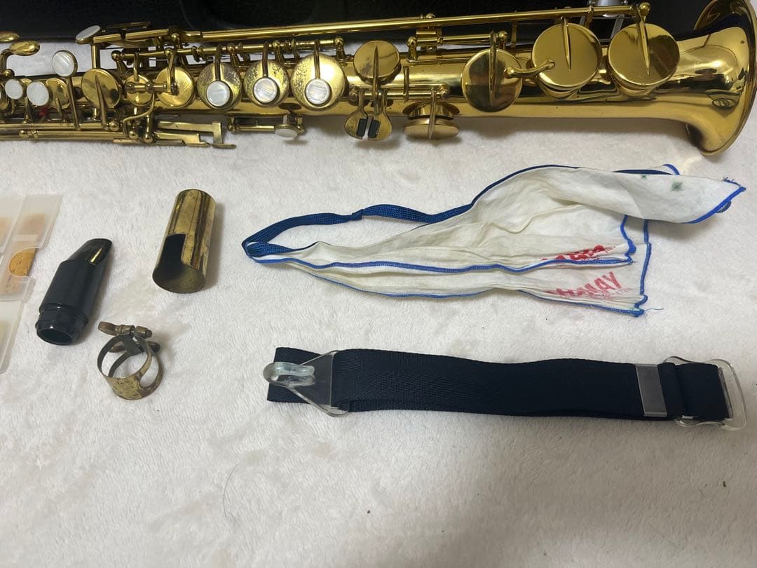 【値引依頼可】ソプラノサックス 本体 マウスピース リード スワブ