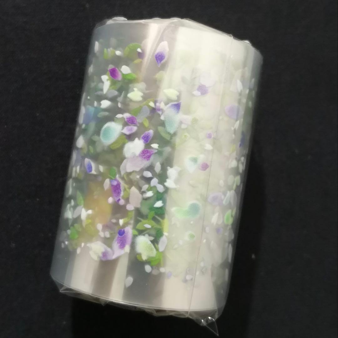 【8759】海外　マステ　5m巻売り　PETカッティング　花びら