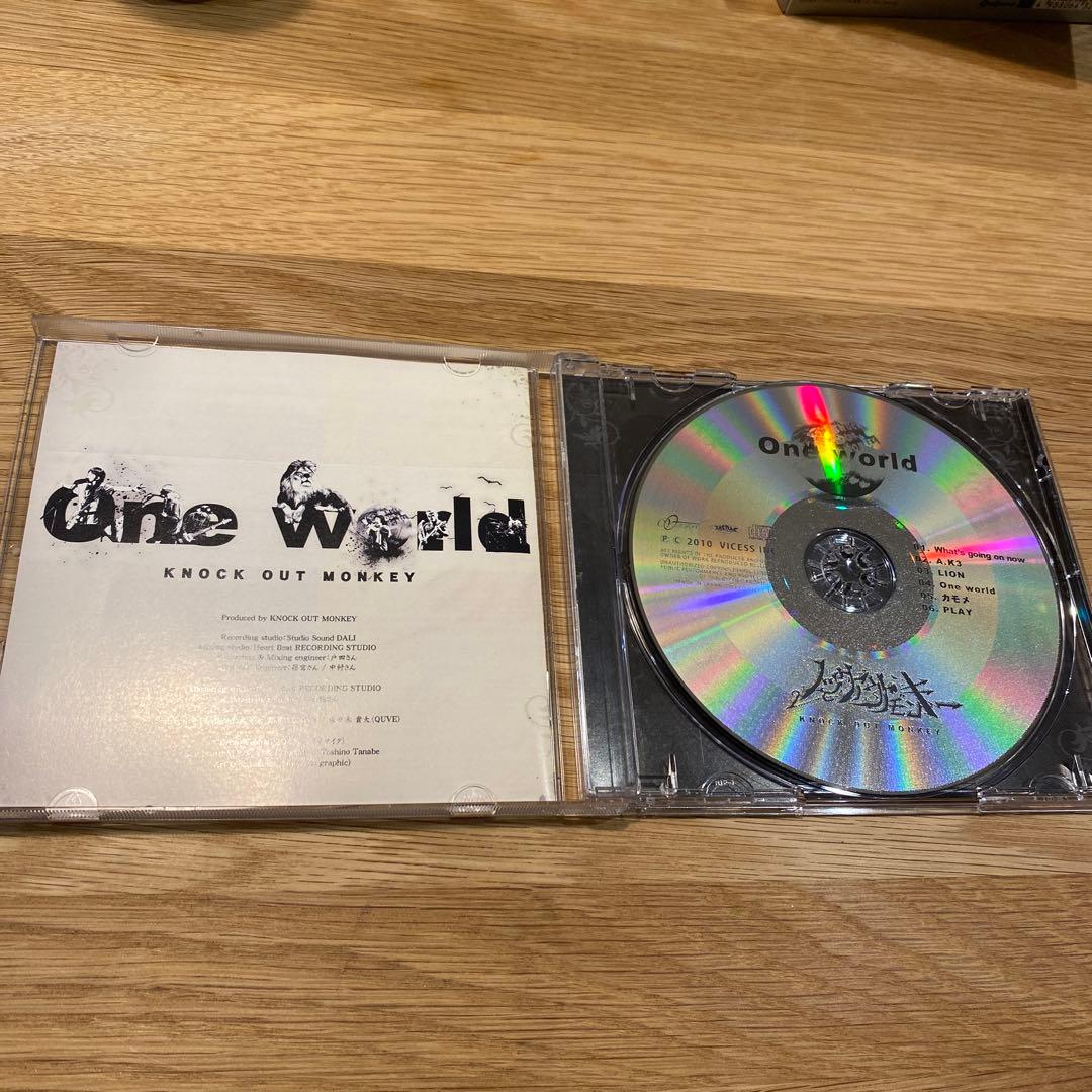 値下げ！knock out monkey One world インディーズCD