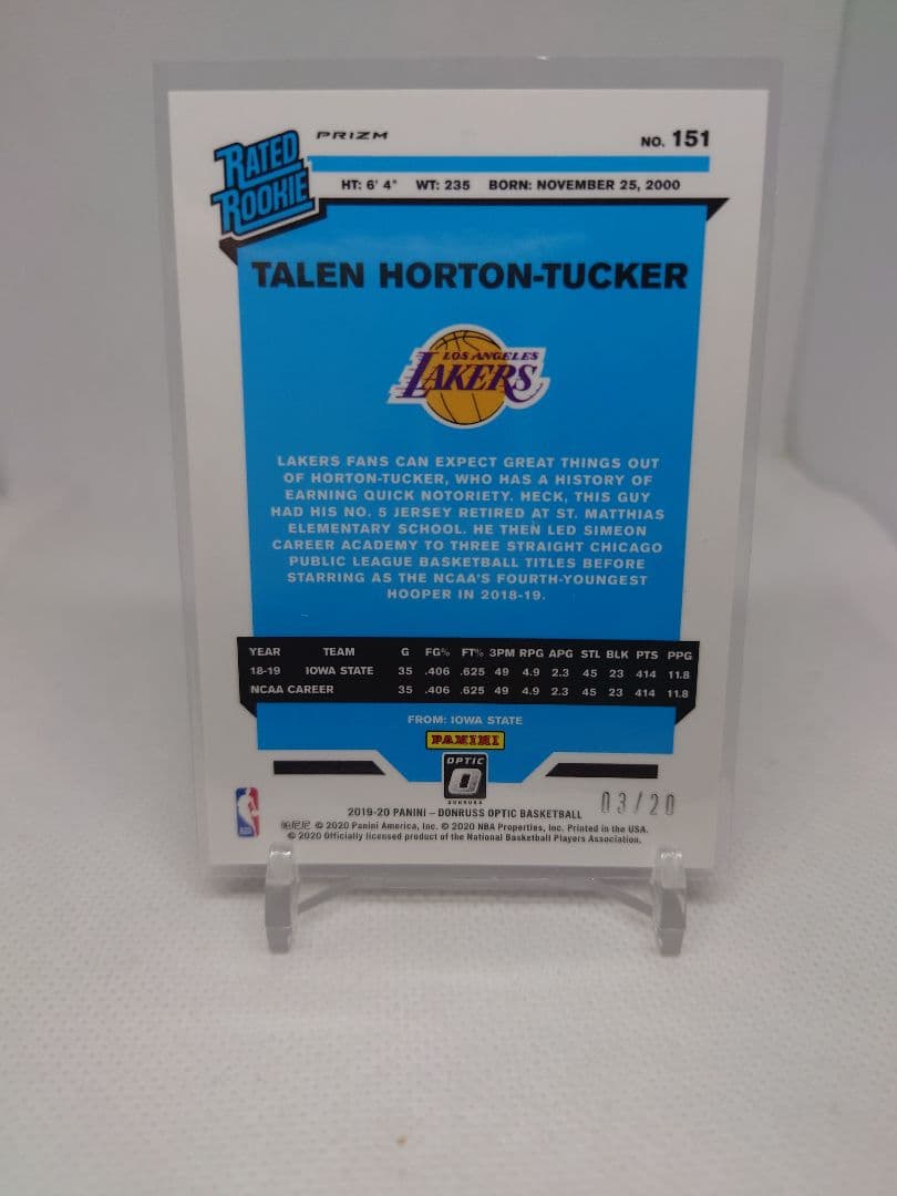 Talen Horton-Tucker Optic Pink 20枚限定 RC