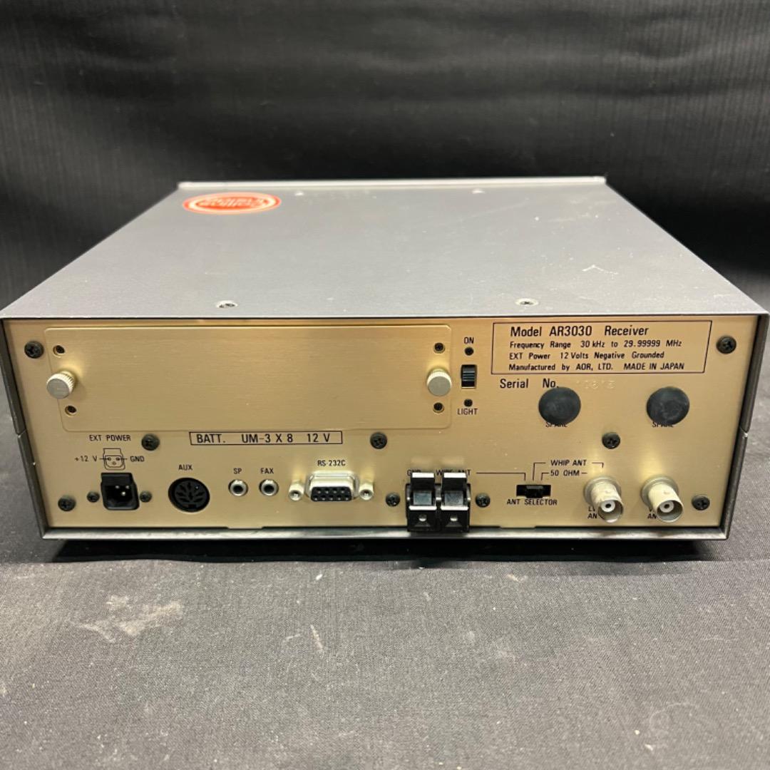 〇Dd右1016 AOR 受信機 レシーバー AR3030 無線受信機 レア