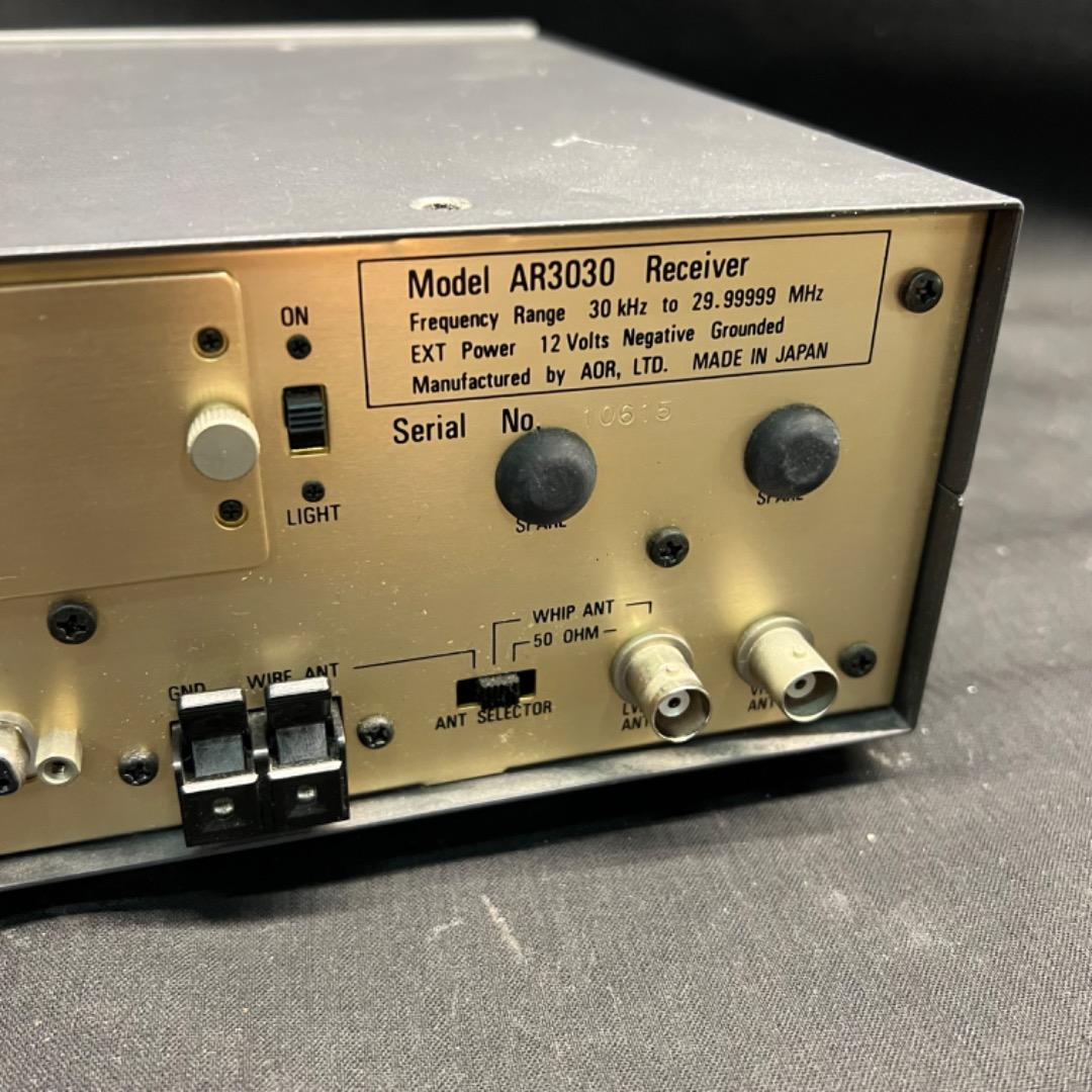 〇Dd右1016 AOR 受信機 レシーバー AR3030 無線受信機 レア
