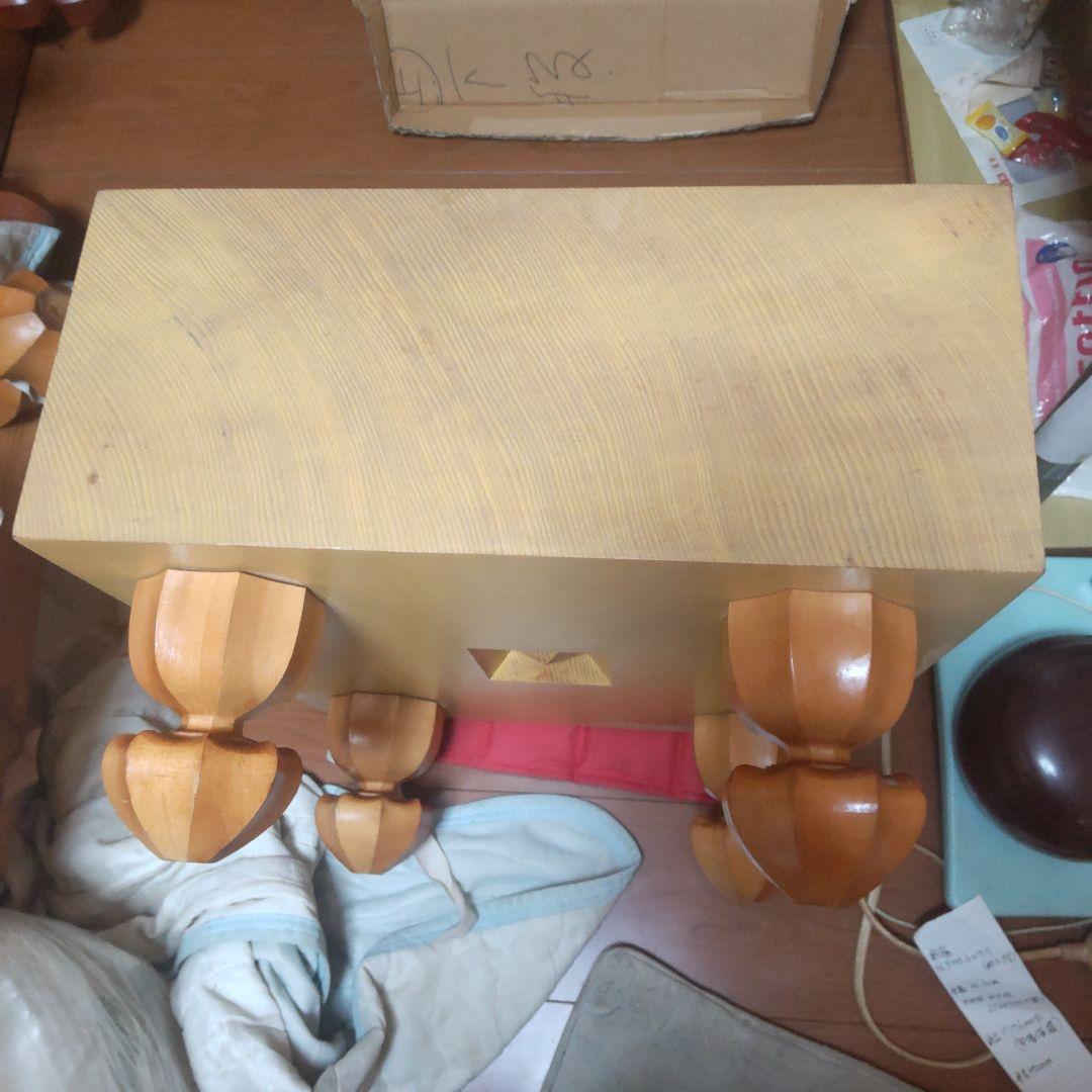 豪厚！新榧(新かや)六寸盤　天地柾　四方柾　簡易カバー付き