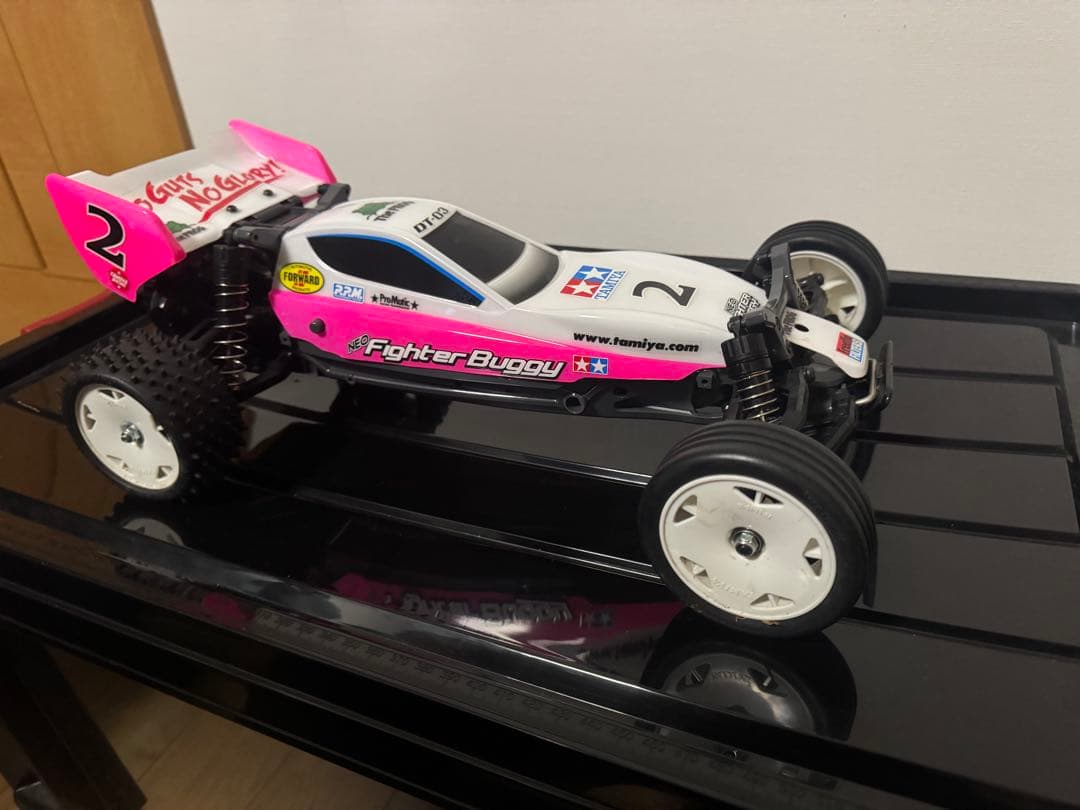 タミヤ DT-03 ネオマイティフロッグ 一回走行 タイヤ付属