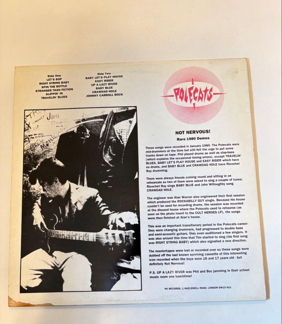 Polecats Not Nervous! 12インチレコード