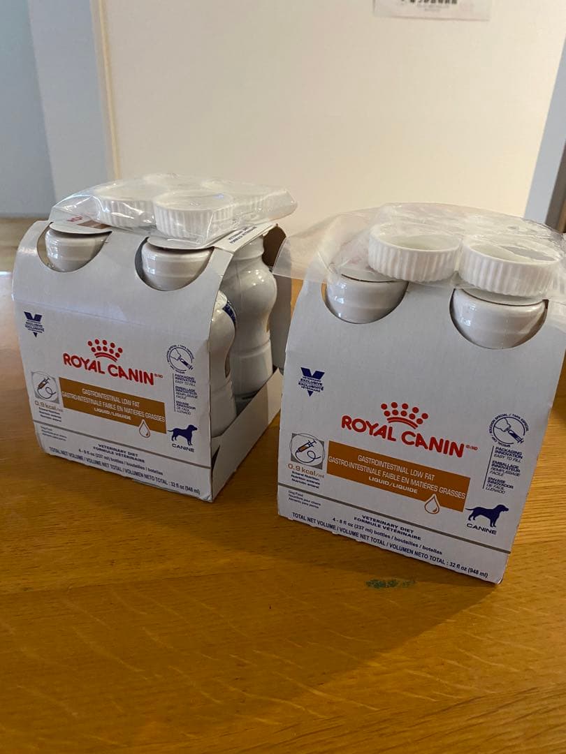 ロイヤルカナン　消化器系サポート 低脂肪リキッド　4本×2パック