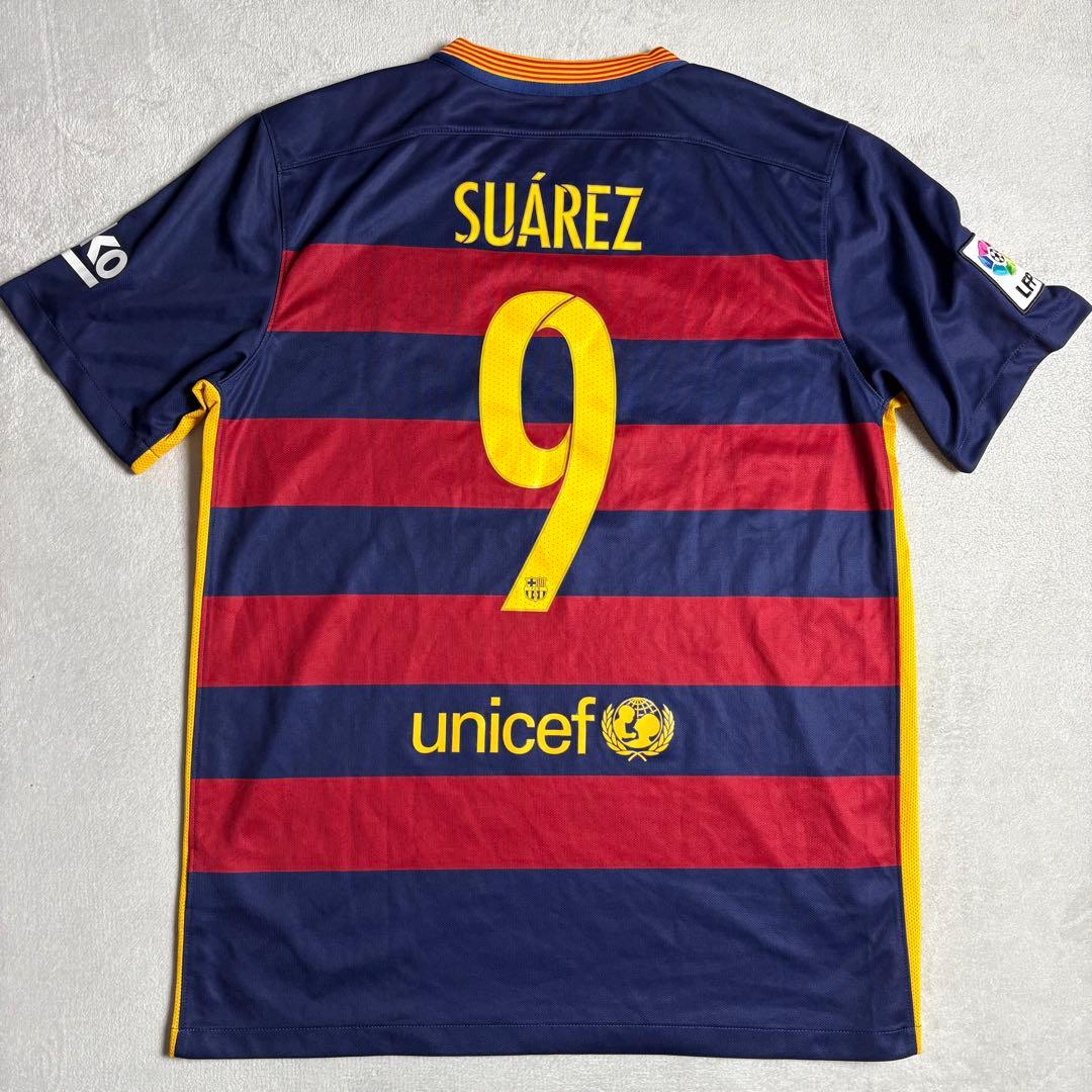 正規品FCバルセロナ 2015-2016 レプリカユニフォーム　ルイススアレス