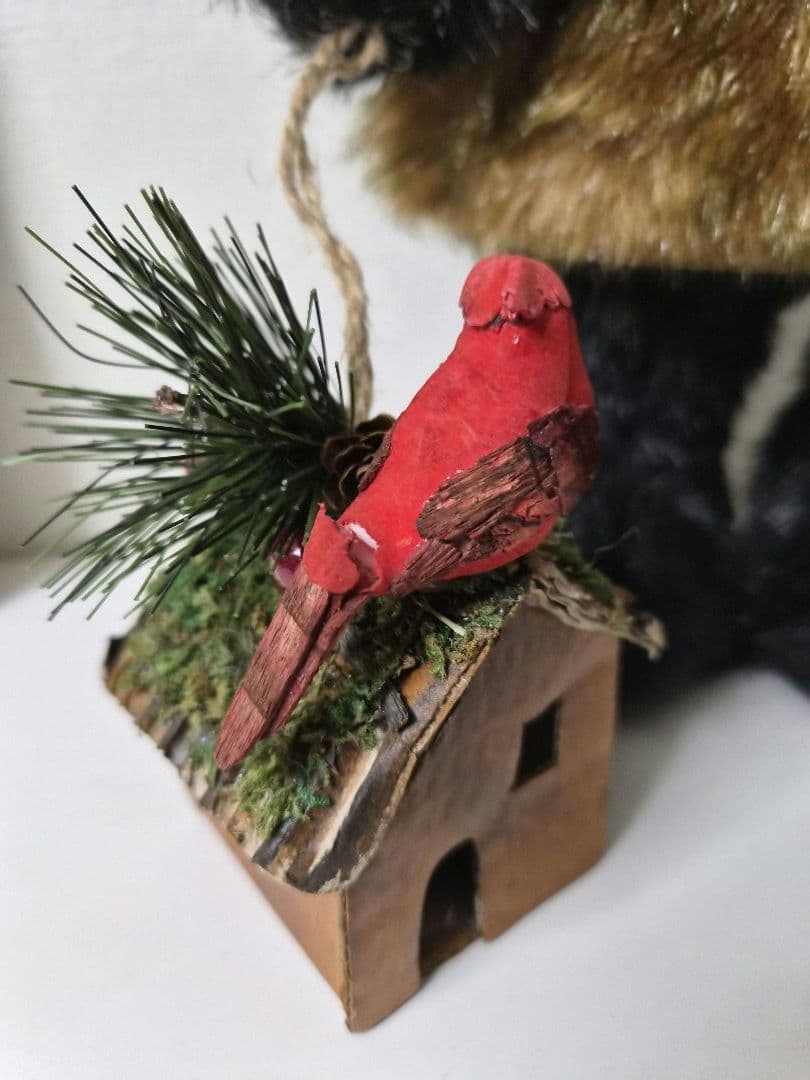 クリスマス　ベアー　くまのぬいぐるみ　ヴィンテージ　レトロ　激レア　輸入雑貨