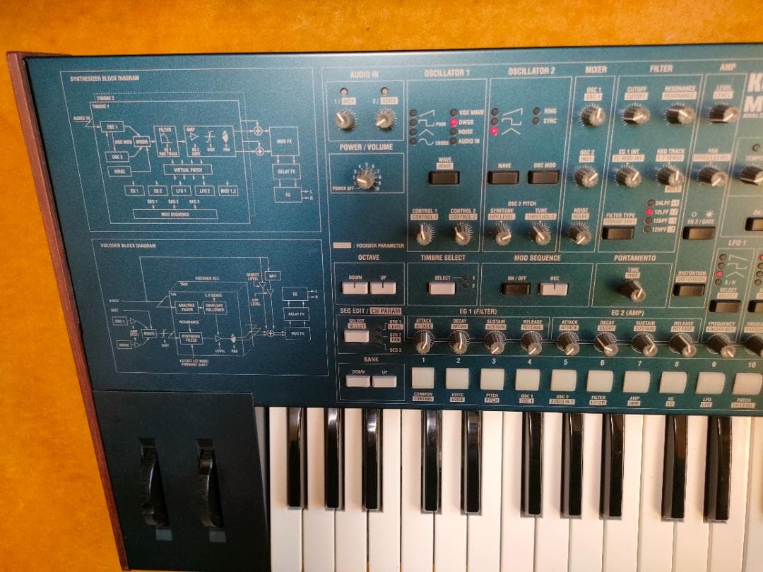 KORG MS2000 アナログモデリングシンセ 純正ケース・AC付 現状品