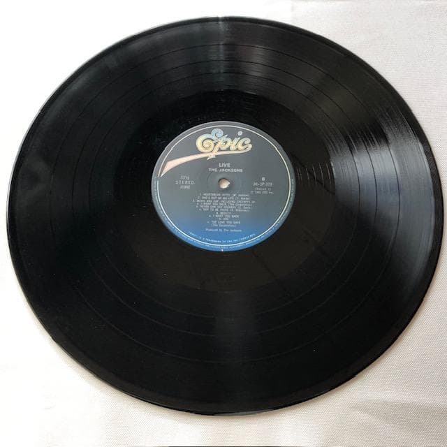 ジャクソンズ ライブ LP 2枚組 マイケル・ジャクソン d712y77