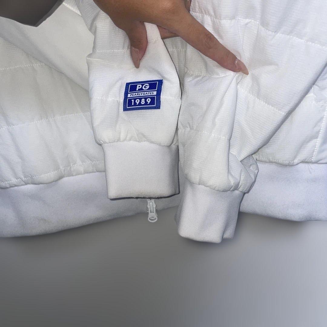 一度のみ着用PG EST 89 ホワイトジャケット2way リバーシブルLサイズ