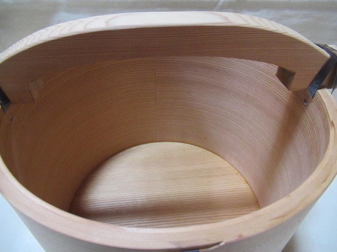 茶道　路地道具　湯桶　平安豊泉造　木共箱