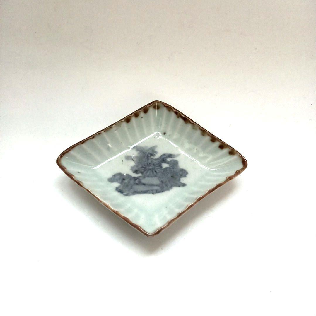 古伊万里　小皿　手塩皿　コンニャク印判　江戸骨董