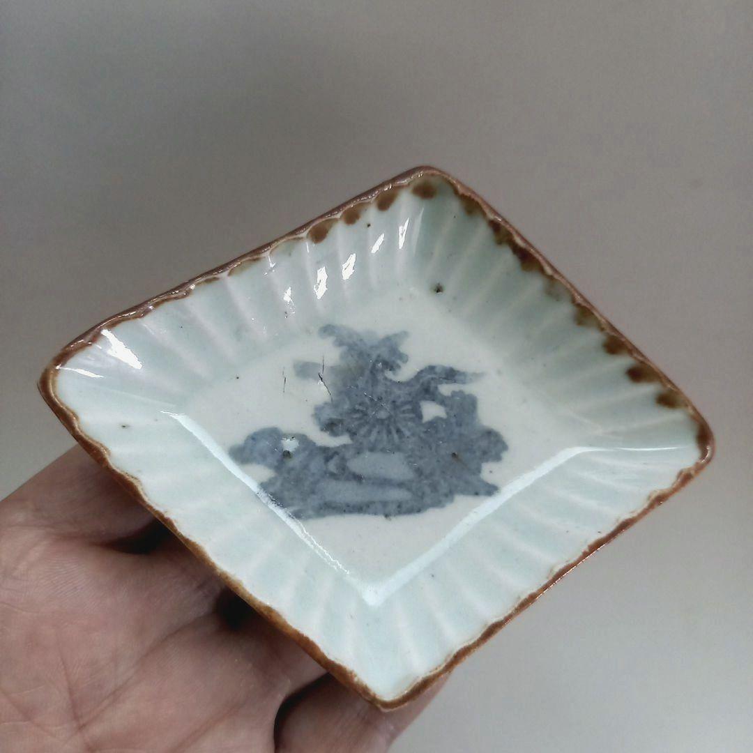 古伊万里　小皿　手塩皿　コンニャク印判　江戸骨董