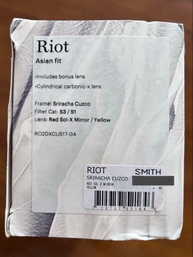 Smith riotゴーグル ミラー 赤レンズ 替レンズ付き