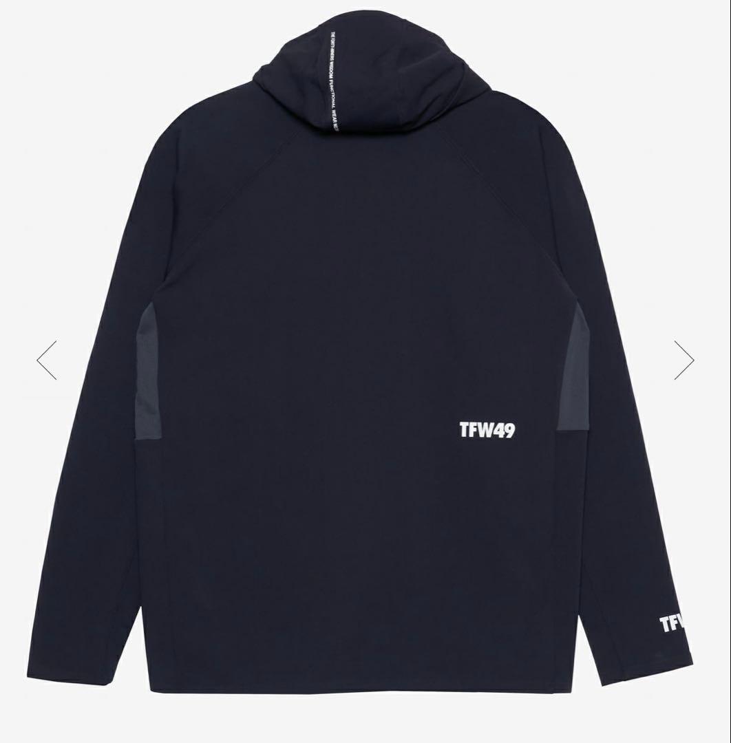 未使用　新作TFW49 フードパーカー　ブラックM