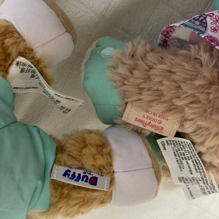 卯年に！香港ディズニーランドダッフィーシェリーメイ　イースター限定SSぬいぐるみ