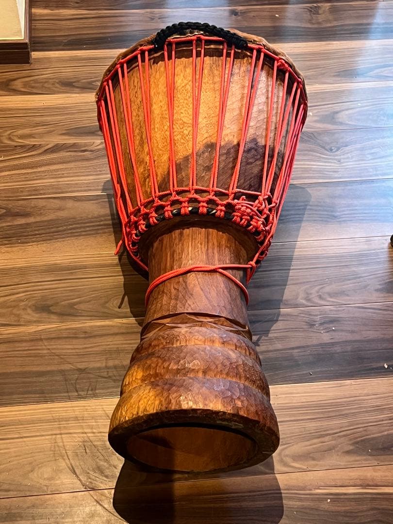 木製パーカッション 楽器　打面30センチジャンベ