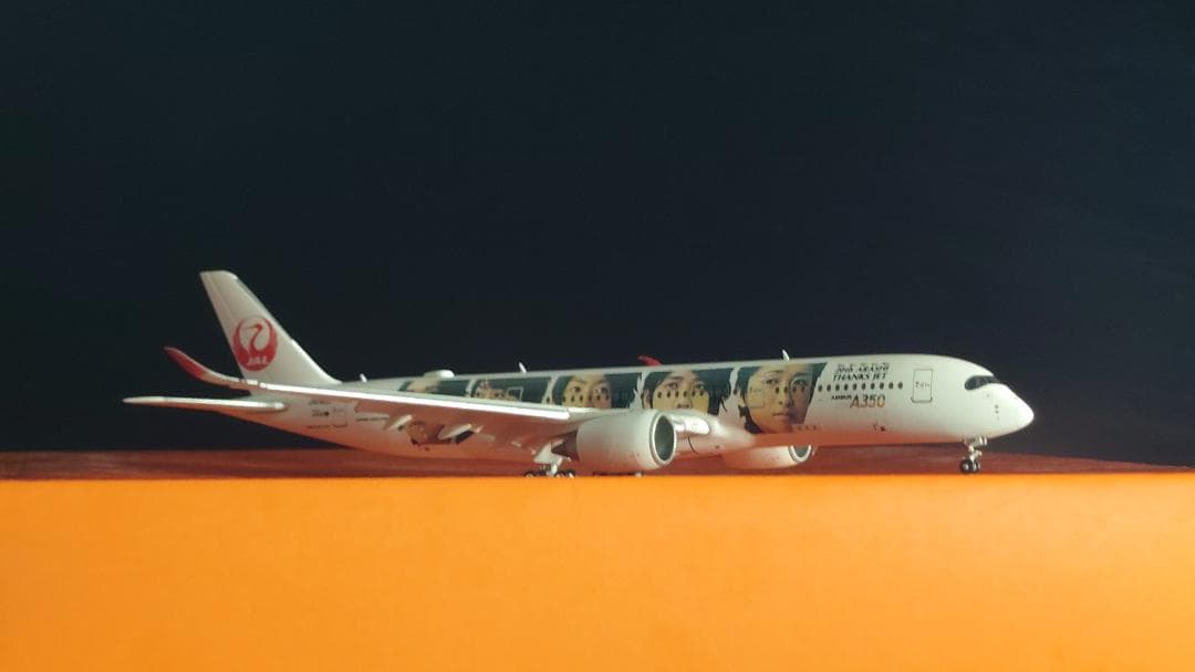 嵐ジェット JCWings JAL A350-900 ダイキャスト 1/400