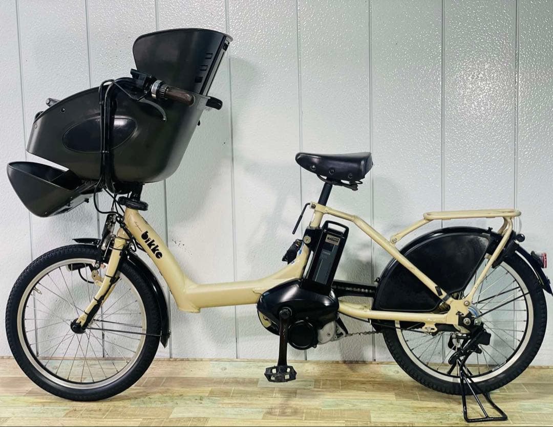 3069ブリヂストン１２.3アンペア3人乗り対応子供乗せ　電動アシスト自転車