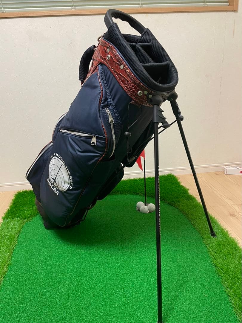 BOLSA ゴルフバッグ・キャディバッグ ネイビー