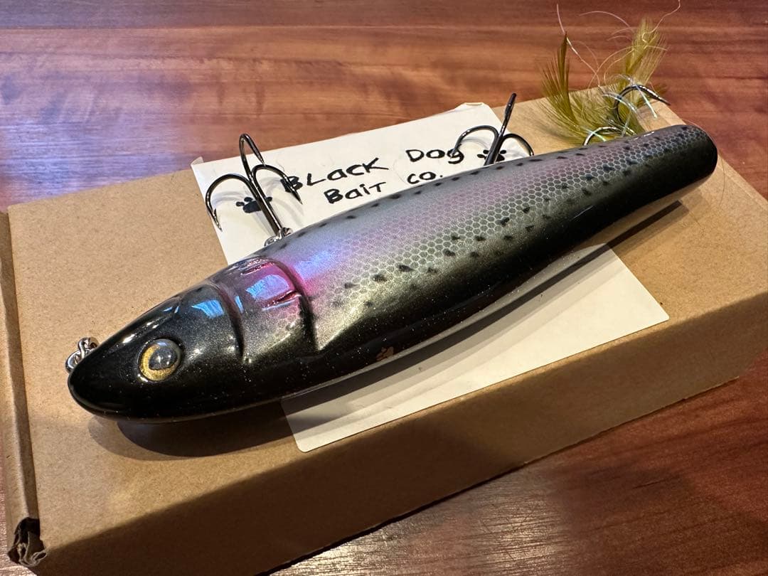 ブラックドッグ　ランカーパンカー　6インチ　ウッドモデル　新品未使用