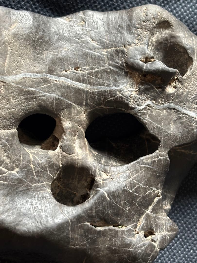 中国　天然　鑑賞　石　痩透漏　18✖︎10cm