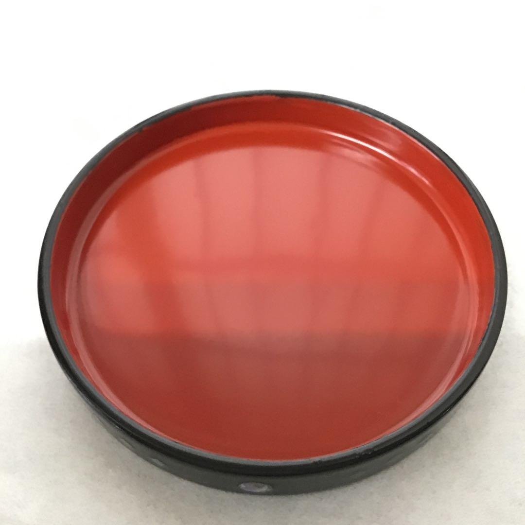 茶道具　高岡漆　青貝唐子　香合　貢山(蔵川建三)作　螺鈿　栞　共箱　S148KG