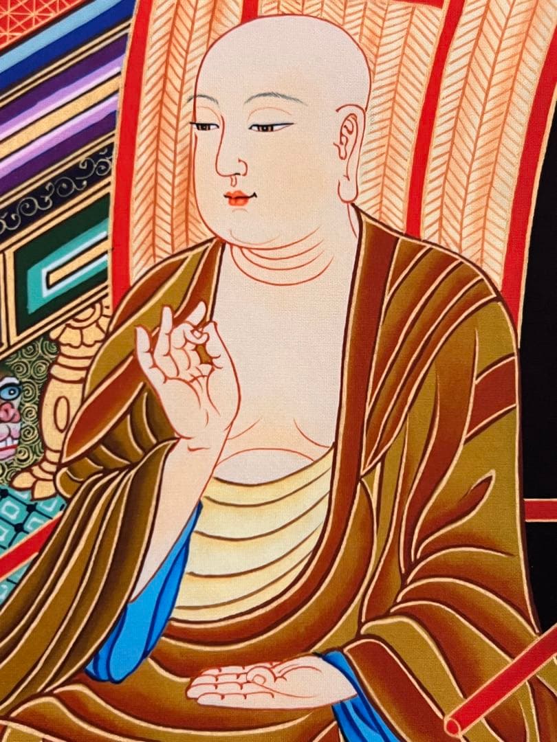 授戒本尊 仏画仏教美術 掛け軸 掛軸 茶掛 菩薩 日本画 骨董 書画