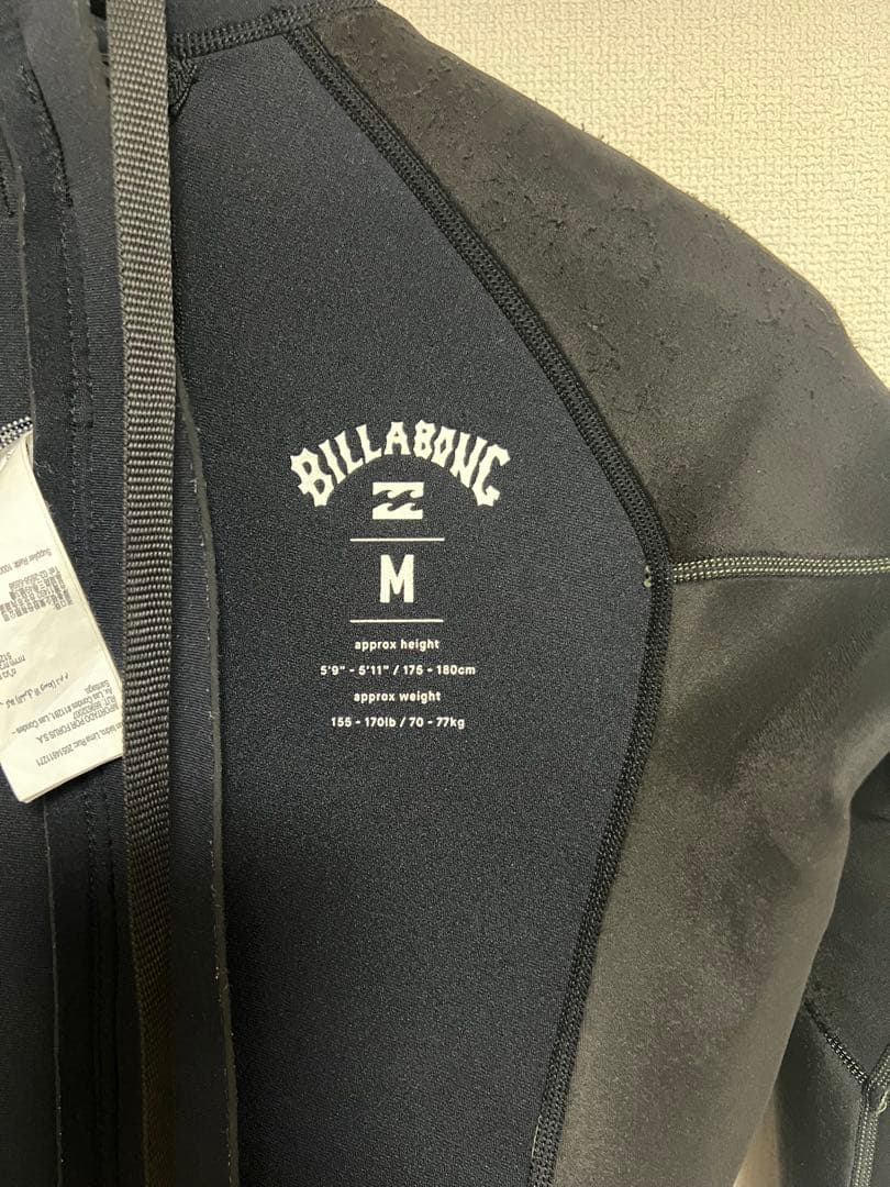 BILLABONG フルスーツ M グレー/オリーブ