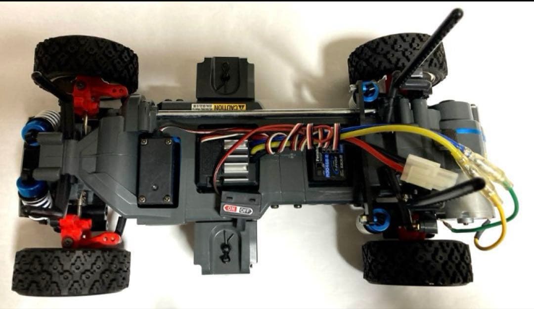 z*)様 タミヤ　ラジコン　ジムニー　jb23 MF-01 Xシャーシ　ブルー