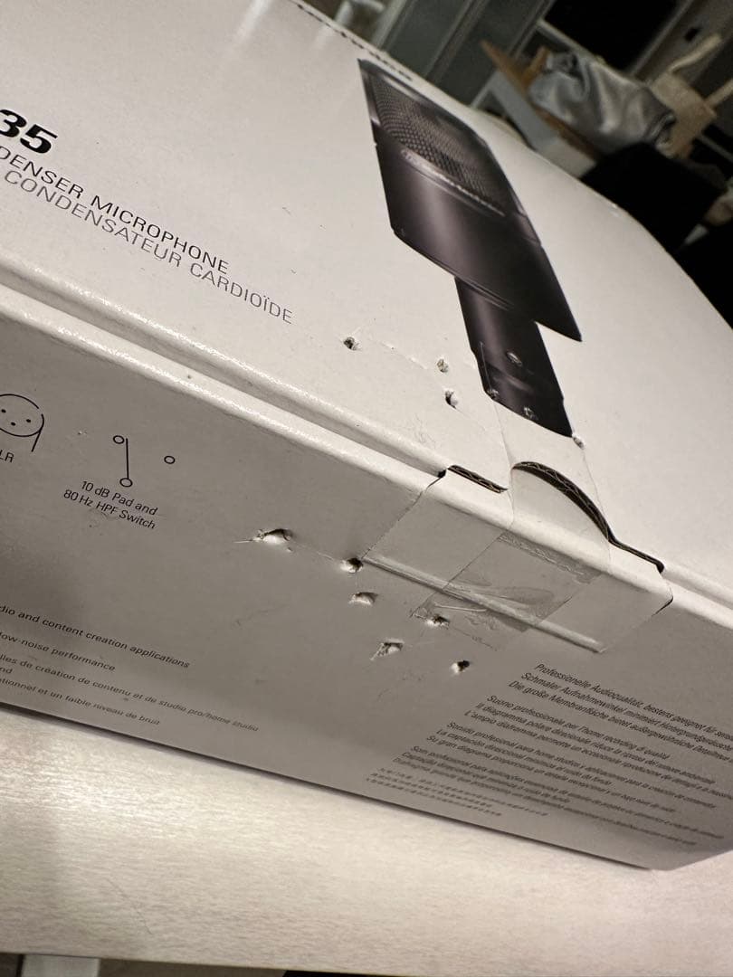 audio-technica AT2035 コンデンサマイク