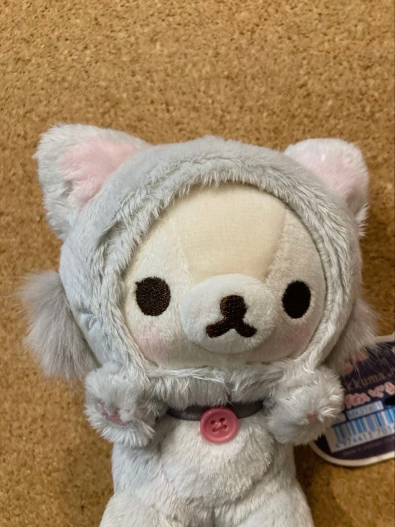 コリラックマキャット　ぶらさげぬいぐるみ