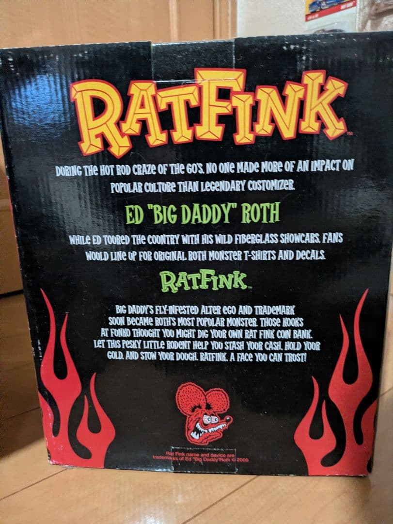ラットフィンク バンク　RAT FINK　　貯金箱　ソフビ